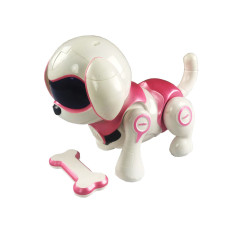 Интерактивная робот-собака 961P на батарейках (Розовая) 