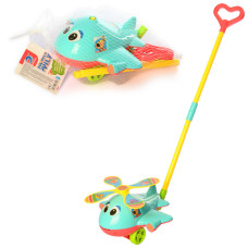 Детская игрушка каталка Самолет A0368 с пропеллером 