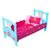 Кроватка для пупса M 3836-07 с постелью и аксессуарами 