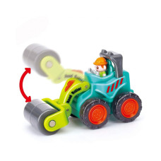 Детская игрушечная Стройтехника 3116B, 7 см подвижные детали (Асфальтоукладчик) 