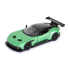 Автомодель металл 'Aston Martin Vulcan' Kinsmart KT5407W, 1:38 Инерционная (Зеленый)