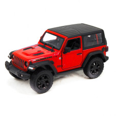 Детская модель машинки Jeep Wrangler Hard Top Kinsmart KT5412WB инерционная, 1:34 (Red)