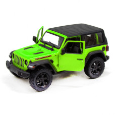 Детская модель машинки Jeep Wrangler Hard Top Kinsmart KT5412WB инерционная, 1:34 (Green)