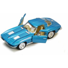 Детская модель машинки Corvette 'Sting Rey' 1963 Kinsmart KT5358W инерционная, 1:32 (Blue)