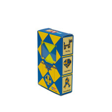 Головоломка Умный кубик 'Змейка сине-желтая' SCU024 (Smart Cube Twisty Puzzle Snake 'Ukraine')