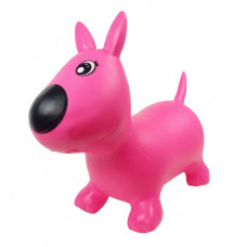 Прыгун-собачка MS1592 надувная (Розовая) 