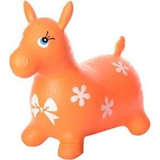 Детский прыгун-лошадка MS 0372 резиновый (Оранжевый) 