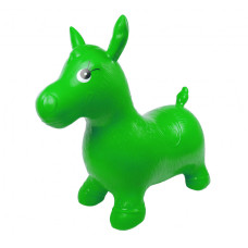 Детский прыгун-лошадка MS0737 резиновый (Зеленый) 