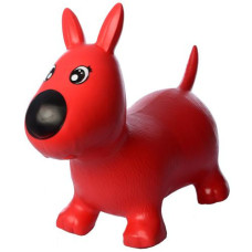 Прыгун-собачка MS1592 надувная (Красная) 