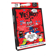 Детская карточная игра 'YENOT ДаНетки' Danko Toys YEN-01U укр (Красный) 