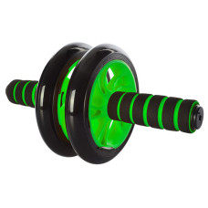 Тренажер колесо для мышц пресса MS 0872 диаметр 14 см (Зеленый) 