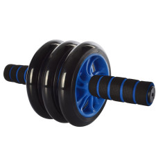 Тренажер колесо для мышц пресса MS 0873 диаметр 14 см (Синий) 