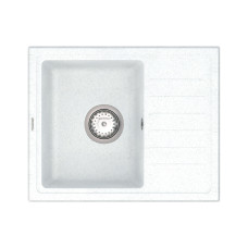 Кухонна мийка Lira LMP 02.55 White stone + сифон 