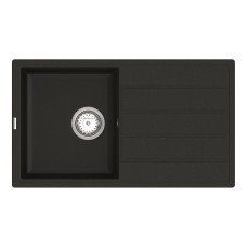 Кухонна мийка Easy EMP 02.76 Black + сифон 