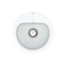 Кухонна мийка Polo PMR 01.44 White stone + сифон 