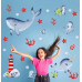 Детские стикеры Морские 60х120см, 3 листа (180х120см) (7202201) 