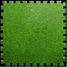 Пол пазл - модульное напольное покрытие 600x600x10мм зеленая трава (МР4) 
