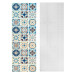 Самоклеющаяся пленка на бумажной основе винтажная голубая мозаика 0,45х10м (MM-3186-2) 