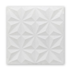 Самоклеющаяся декоративная потолочно-стеновая 3D панель звезды 700x700x8мм (116) 
