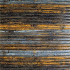 Самоклеющаяся декоративная 3D панель бамбук серо-коричневый 700x700x8.5мм (075)
