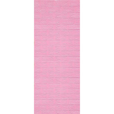 R004-3-3 Панель стеновая в рулоне 3D 700мм*3,08м*3мм PINK (розовый кирпич) (D) SW-00001757