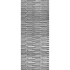 R034-5-3 Панель стеновая в рулоне 3D 700мм*3,08м*5мм OBLIQUE BRICKS (Облицовый кирпич) SILVER (D) SW-00001760