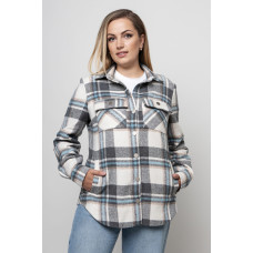 Сорочка тепла в клітку Слава сіра клітка Сорочка тепла в клітку Слава сіра клітка