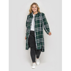 Сорочка подовжена тепла Карла зелена Сорочка подовжена тепла Карла зелена