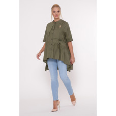 Сорочка жіноча Уля оливка Сорочка жіноча Уля оливка