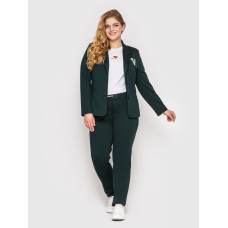 Костюм Вікторі смарагд