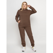 Костюм спортивний на флісі Константа шоколад