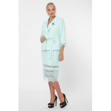 Костюм спідничний Едіта м'ята