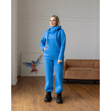Костюм спортивный на флисе Муза голубой