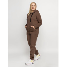 Костюм спортивний на флісі Алія шоколад