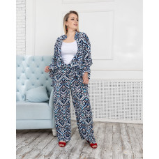 Костюм брючный Фиби принт