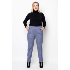 Штани теплі блакитний піксель