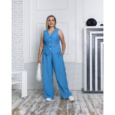 Костюм брючный Леон голубой Костюм брючный Леон голубой