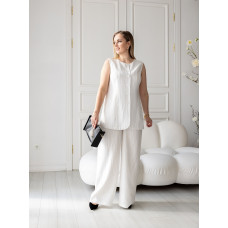 Костюм брючный Флай белый