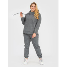Теплий спортивний костюм Еріда темно-сірий