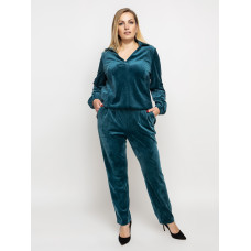 Комбінезон велюровий Світлана смарагд Комбінезон велюровий Світлана смарагд