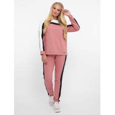 Спортивний жіночий костюм Ліна пудра