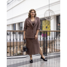 Костюм-двойка Элла мокко