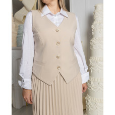 Жилет женский Вэнди кремовый Жилет женский Вэнди кремовый