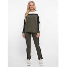 Спортивний жіночий костюм Ліна оливка