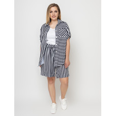 Костюм Ізабелла синя смуга