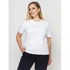 Футболка жіноча трикотажна Олімпія біла