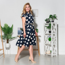 Сукня Альміра синє горох
