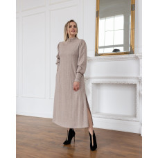 Платье трикотажное Урсула беж
