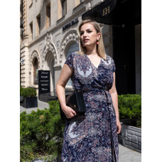 Платье-плиссе Эмилия графит