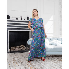 Платье длинное Есения голубое Платье длинное Есения голубое